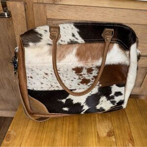 Myra Bag Cowhide Leather Tote Bag
